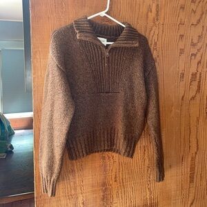 American eagle zip up sweater